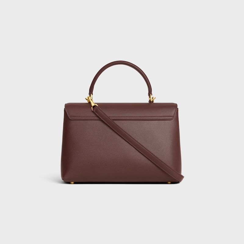 MEDIUM NINO BAG IN SUPPLE GRAINED CALFSKIN - CHESTNUT - NINO - 1 | CELINE