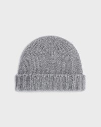 triomphe beanie IN cashmere and silk - LIGHT GREY -  - 2 | CELINE