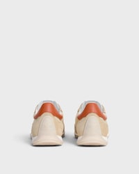 CELINE RACER NIEDRIGER SNEAKER AUS NYLON, KALBSWILDLEDER UND KALBSLEDER - Beige / Terracotta -  - 2 | CELINE