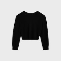 CÁRDIGAN DE LANA FINA - NEGRO -  - 2 | CELINE