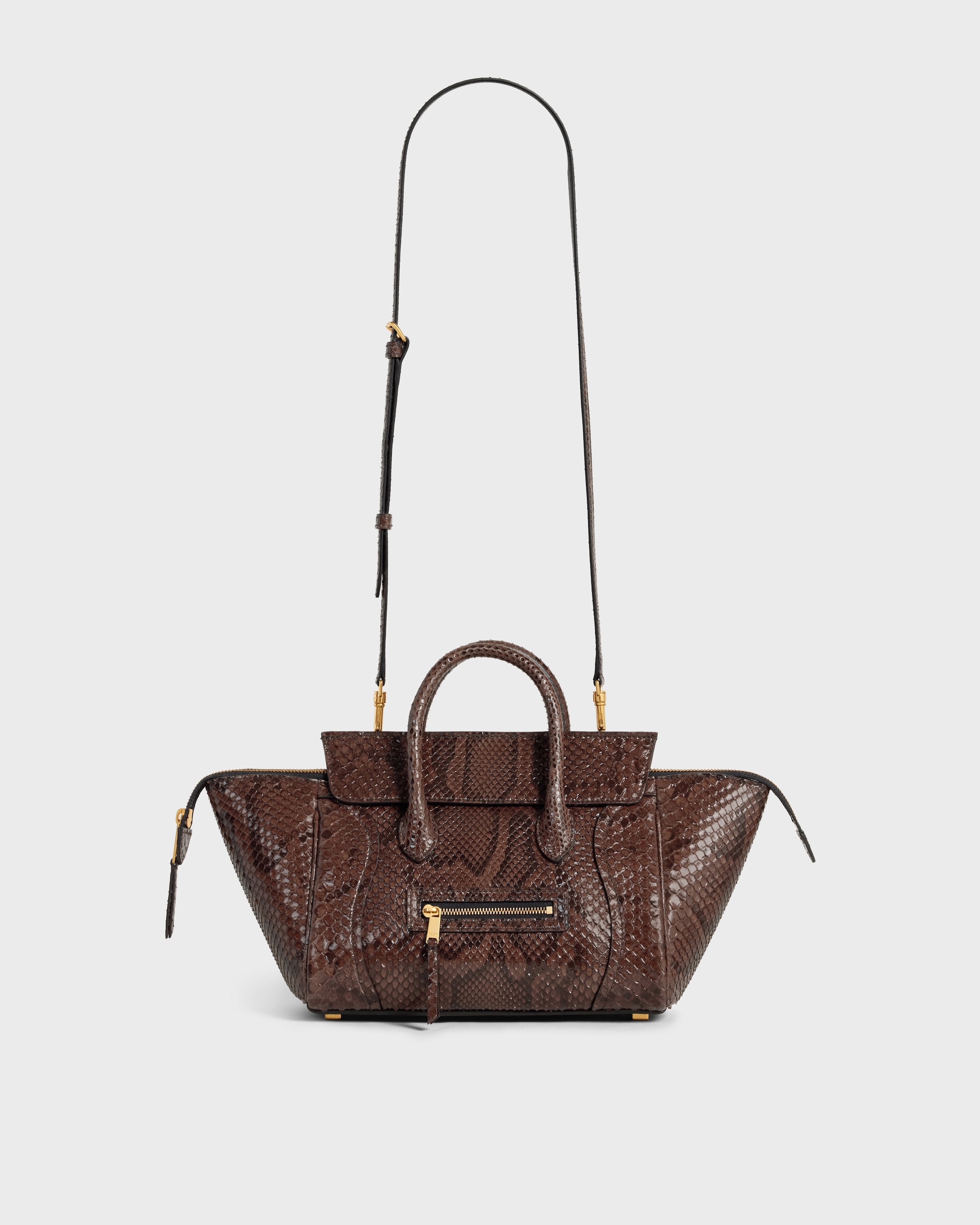 LITTLE LUGGAGE IN PYTHON - HICKORY | CELINE