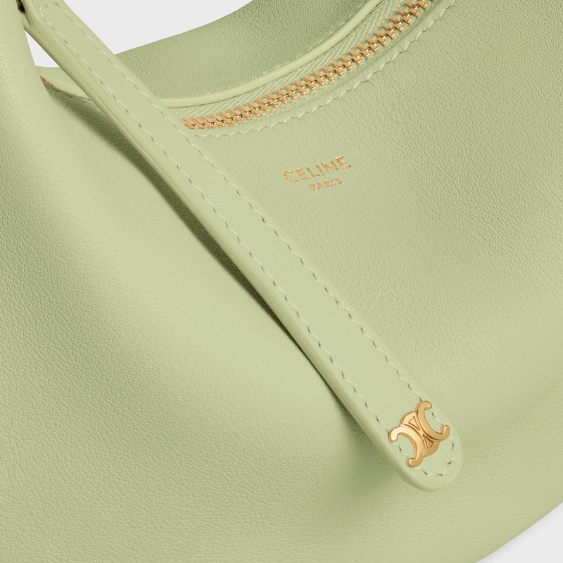 Sac Celine Lulu Teen veau grain&eacute; - SAGE - LULU - 1 | CELINE