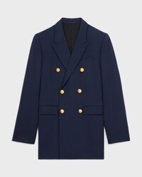 camden jacket in wool gabardine - INK -  - 1 | CELINE