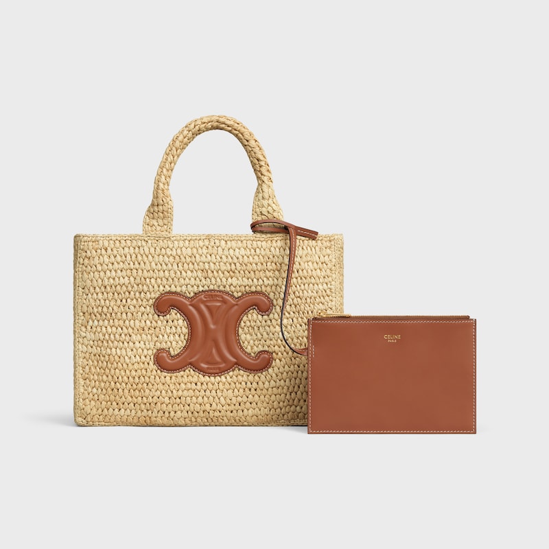 CABAS THAIS小号手袋 - 棕黄色 - SUMMER SELECTION - 1 | CELINE