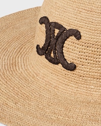 triomphe hat IN raffia - NATURAL/BROWN -  - 2 | CELINE