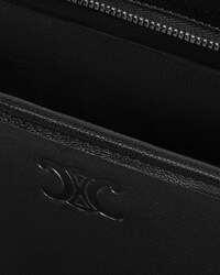 HORIZONTAL MESSENGER BAG TRIOMPHE TOUCH IN SUPPLE SHINY LAMBSKIN - BLACK - NEW - 2 | CELINE