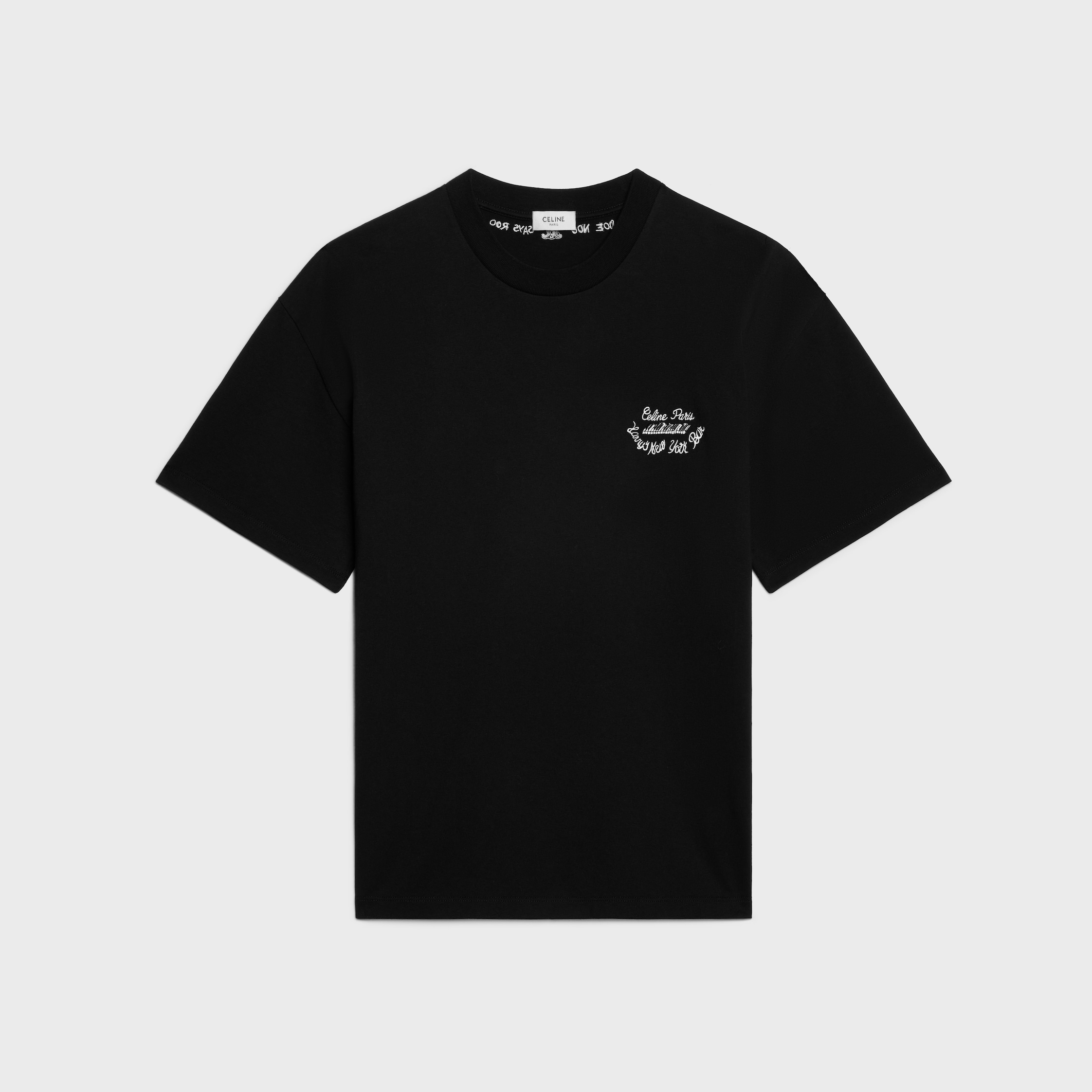HARRY'S BAR t-shirt IN cotton jersey - BLACK / WHITE | CELINE