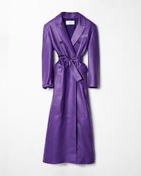 tailored coat IN plongé lambskin - ANEMONE -  - 1 | CELINE