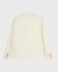 tailored jacket IN stretch wool gabardine - WHITE -  - 2 | CELINE