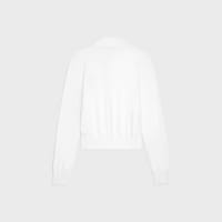 JERSEY ESTILO POLO DE ALGODÓN FINO - BLANCO ÓPTICO -  - 2 | CELINE