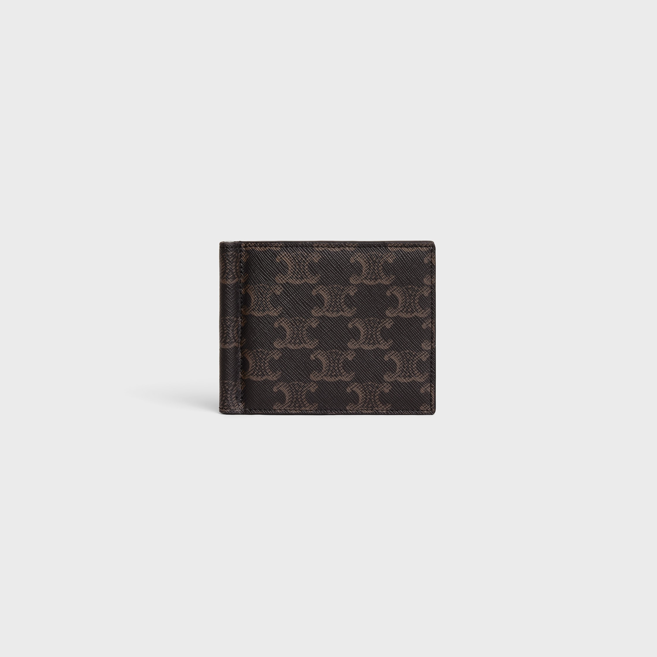 CELINE bill clip wallet IN Triomphe Canvas