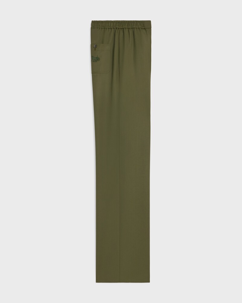 trousers IN wool - OLIVE -  - 1 | CELINE