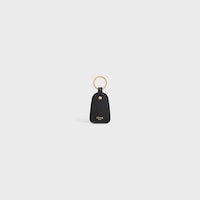 Key holder IN Triomphe canvas and calfskin - Black - POUCHES - 2 | CELINE