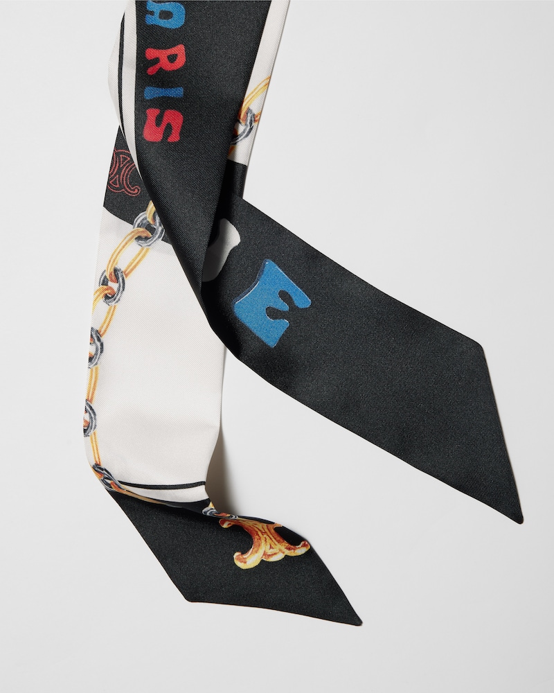 BULLSEYE LAVALLIERE, 110 - OFFWHITE/BLACK -  - 1 | CELINE