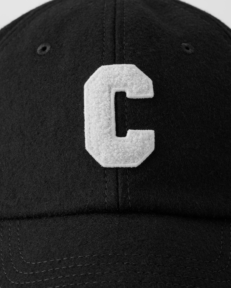 GORRA RICHELIEU EN FRANELA DE LANA - NEGRO -  - 1 | CELINE