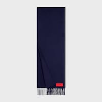 scarf IN cashmere - NAVY -  - 2 | CELINE