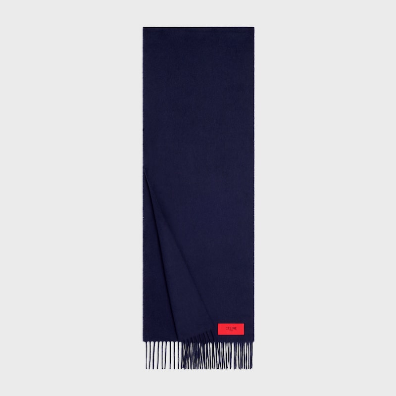 scarf IN cashmere - NAVY -  - 1 | CELINE