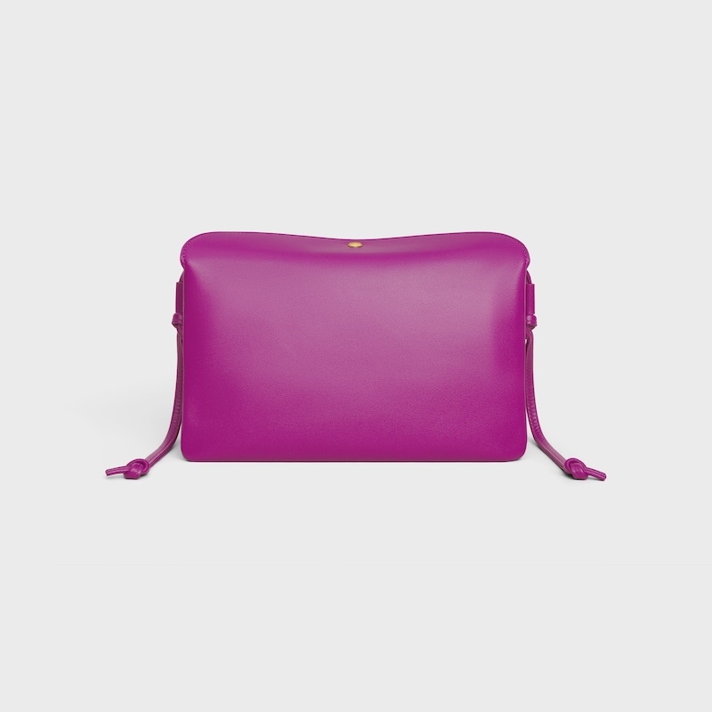 TRIO FLAP IN Smooth Lambskin - MAGENTA - MORE LINES - 1 | CELINE