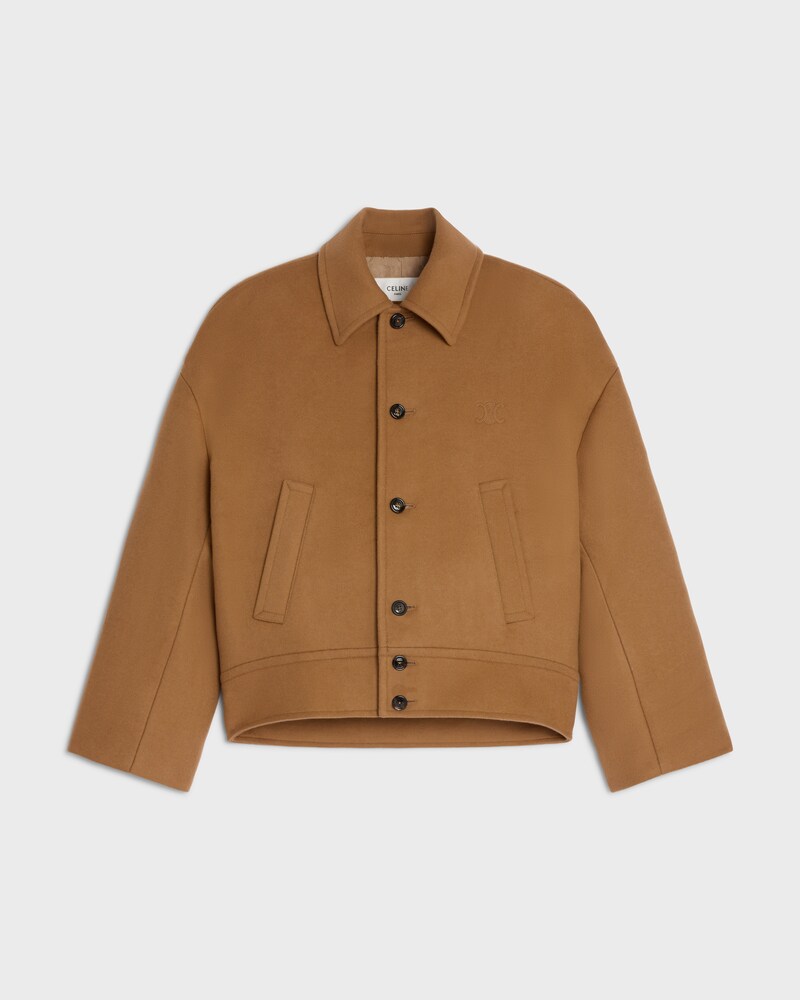 veste laine cachemire double face - CAMEL -  - 1 | CELINE