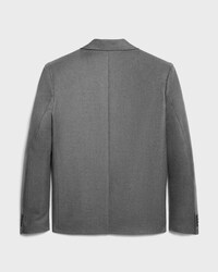 mercer jacket IN cashmere flannel - GRIS MELANGE -  - 2 | CELINE