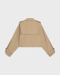 jacket IN COTTON AND WOOL GABARDINE - BEIGE -  - 2 | CELINE