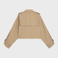 jacket IN COTTON AND WOOL GABARDINE - BEIGE -  - 2 | CELINE