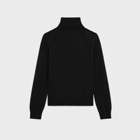 pull col roulé Cachemire écossais - Noir -  - 2 | CELINE