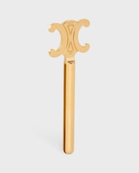 TRIOMPHE TUBE SQUEEZER IN BRASS - GOLD - BATH AND BODY - 2 | CELINE