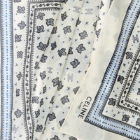 bandana IN cotton - VANILLA/GREY/BLACK -  - 2 | CELINE
