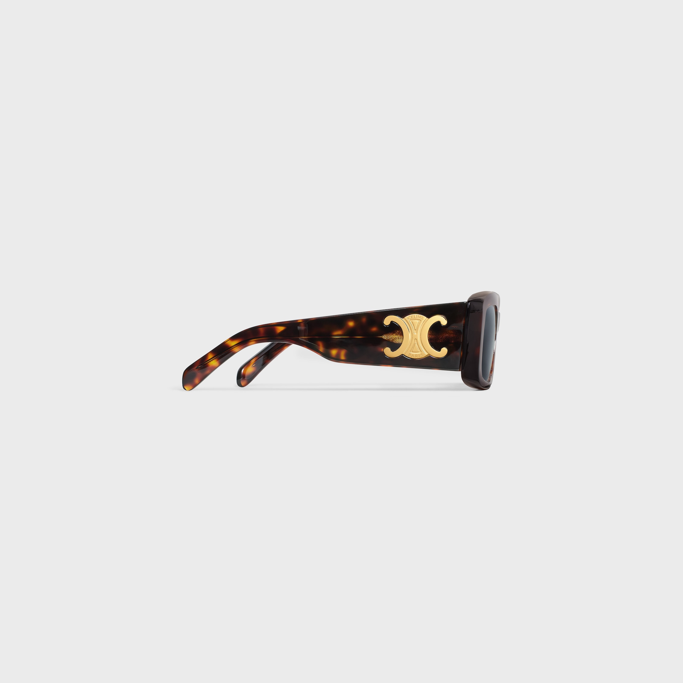 Triomphe XL 01 Sunglasses in Acetate - RED HAVANA | CELINE