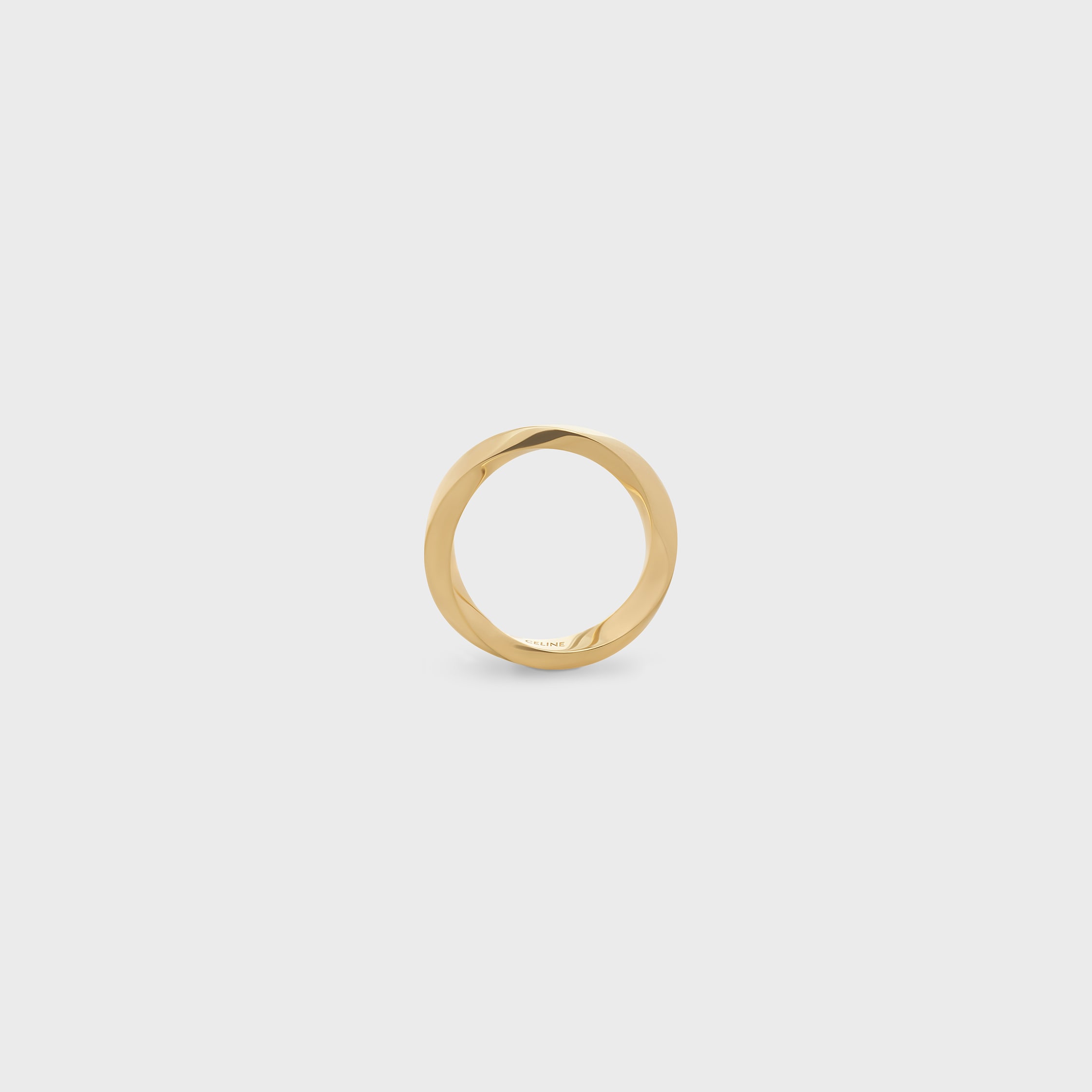 CELINE Torsion Ring in Yellow Gold