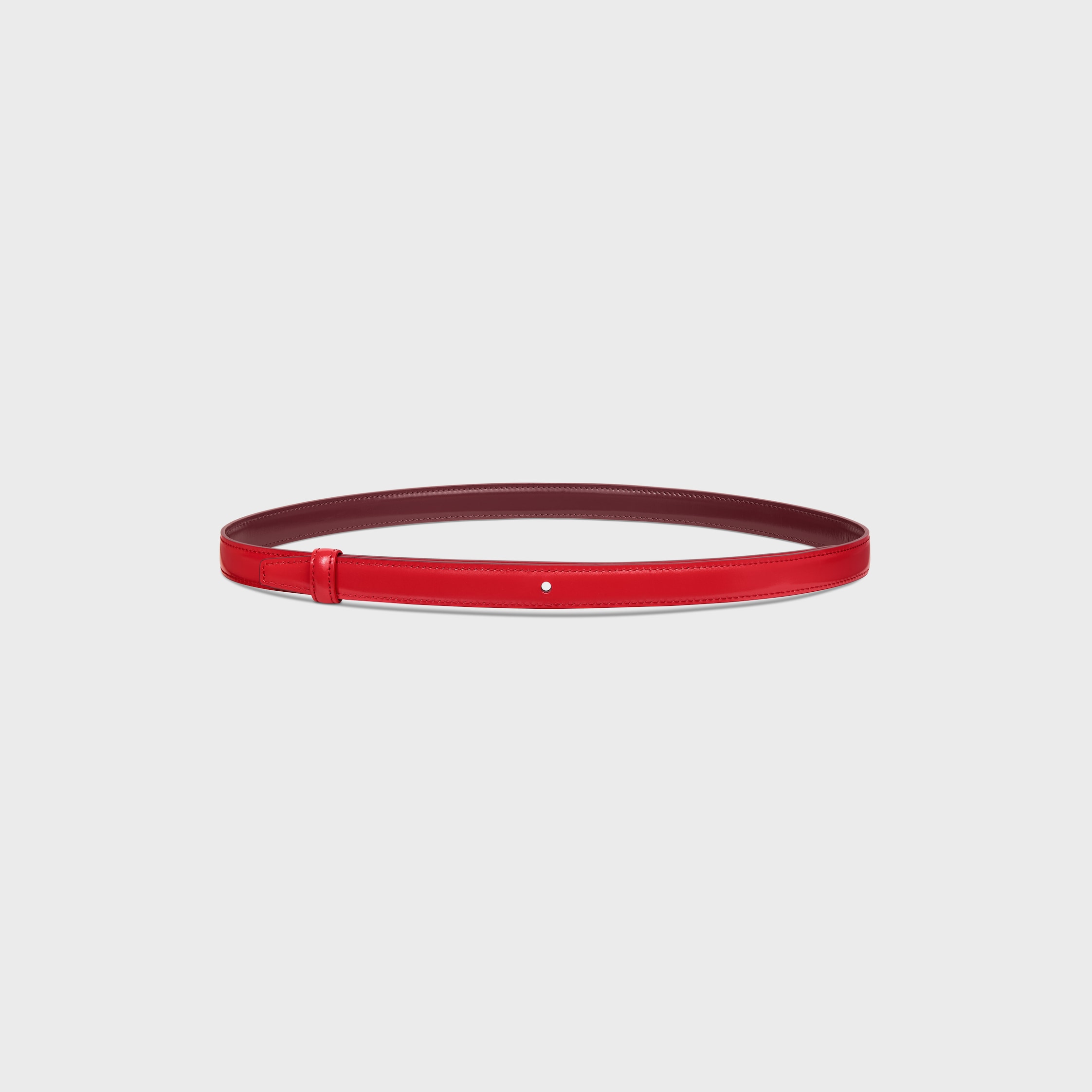 Reversible Strap 18MM IN TAURILLON - SYRAH / ULTRA RED | CELINE