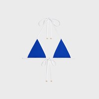 triomphe triangle top em malha mate - AZUL ELÉTRICO - - 2 | CELINE