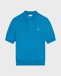 POLO IN fine cotton - BRIGHT BLUE -  - 1 | CELINE