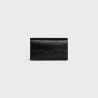キーケース / クロコダイル型押しカーフスキン - ブラック - モバイル アクセサリー - 2 | CELINE