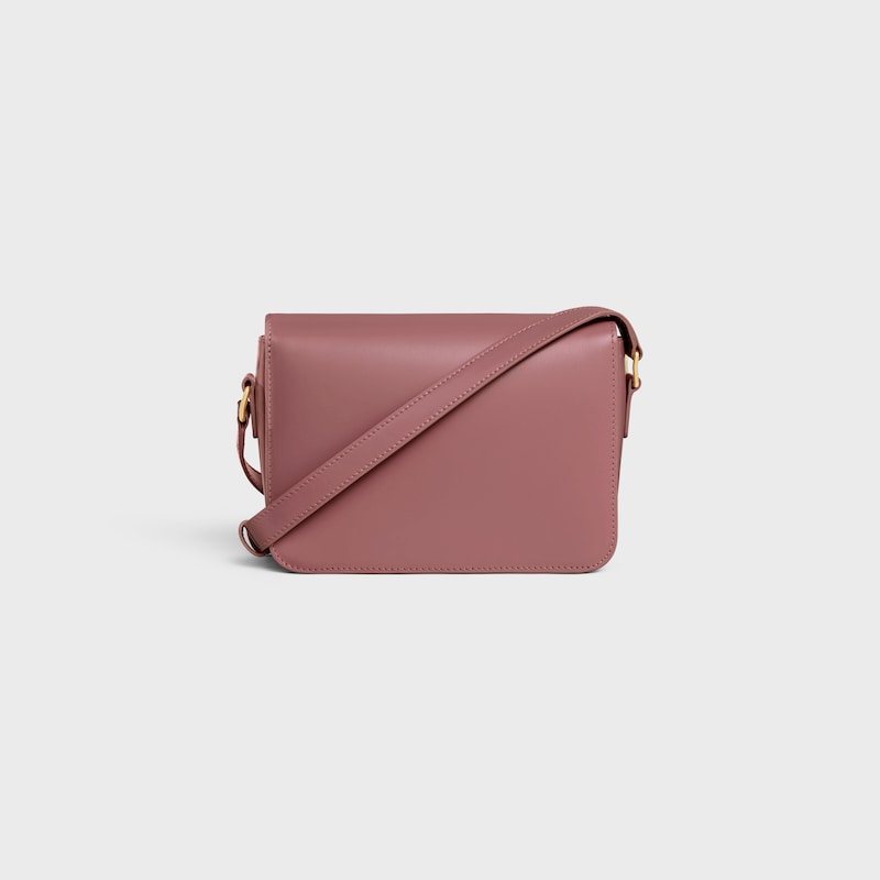 Teen Triomphe Bag in shiny calfskin - VINTAGE ROSE - GIFT FINDER - 1 | CELINE