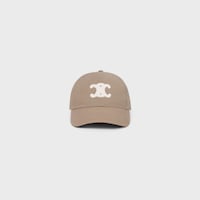 triomphe baseball cap IN cotton gabardine - GREIGE -  - 2 | CELINE