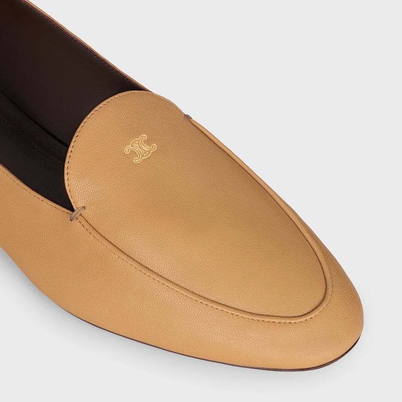 MOCASSIN AURA EN CUIR DE CHÈVRE - ORME -  - 1 | CELINE