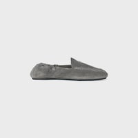 ADAM LOAFER IN SUEDE CALFSKIN - GREY -  - 1 | CELINE