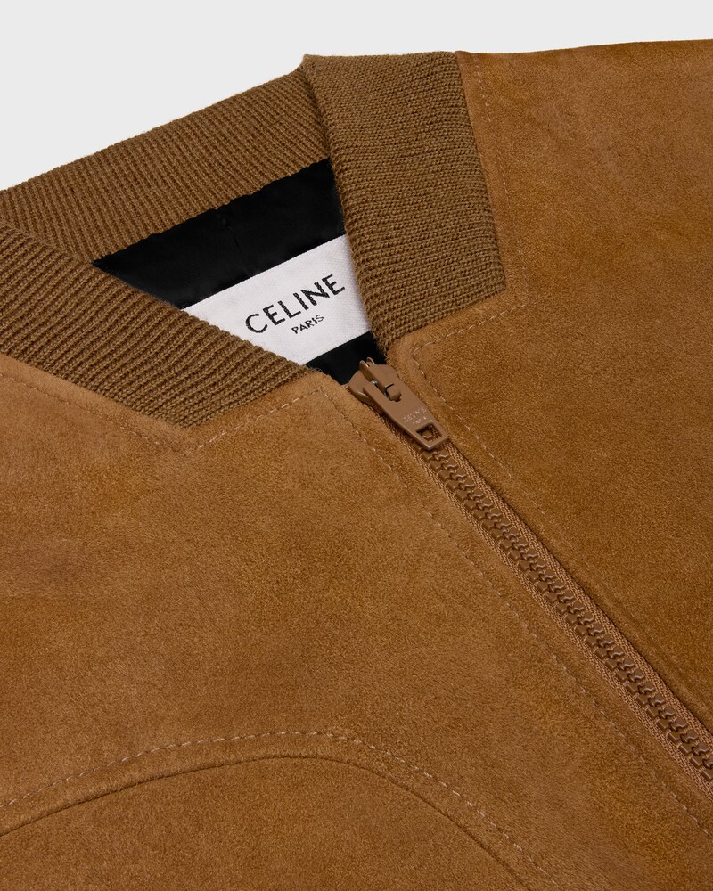 blouson boule su&egrave;de - TOBACCO -  - 1 | CELINE