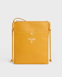 테이크 어웨이 샤프 파우치 - 부드러운 램스킨 - 마리골드 / 화이트 - 크로스백 - 1 | CELINE