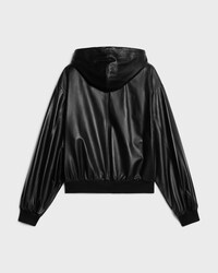 veste capuche AGNEAU SOUPLE - Noir -  - 2 | CELINE