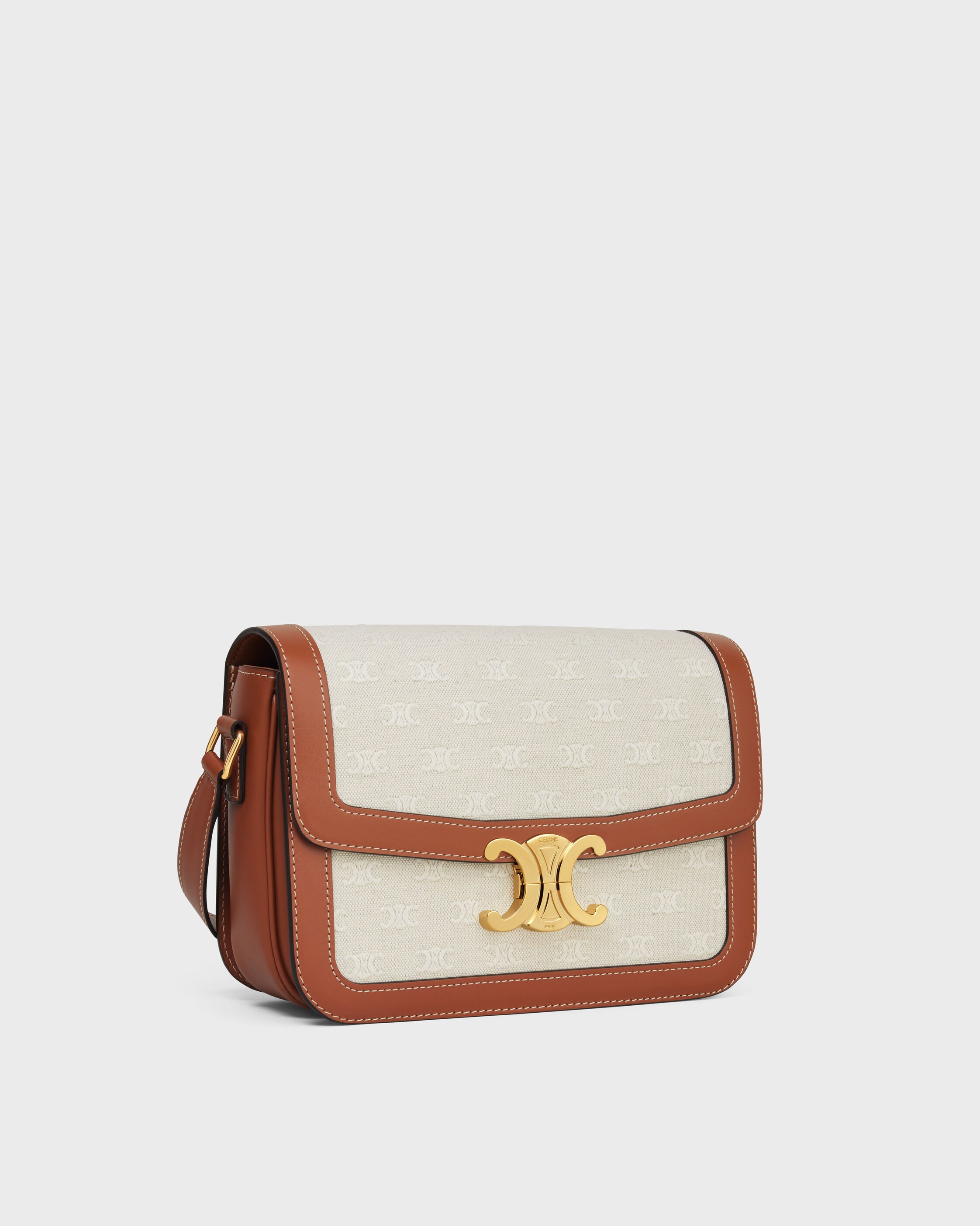 Classique Triomphe Bag in TEXTILE WITH TRIOMPHE ALL-OVER AND
