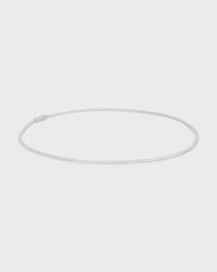 Collier Tennis en Or Blanc et Diamants - White Gold & White -  - 2 | CELINE