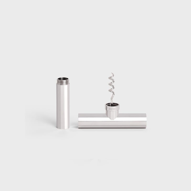 CORKSCREW IN STEEL - SILVER - HOME - 1 | CELINE