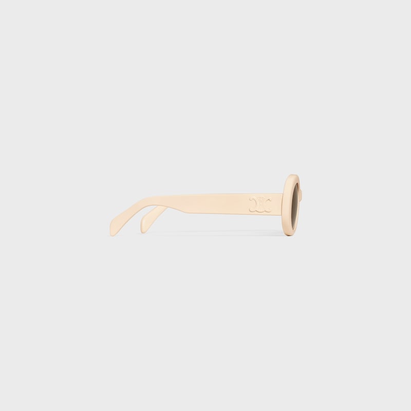 Triomphe 01 Sunglasses in Acetate - IVORY / IVORY -  - 1 | CELINE