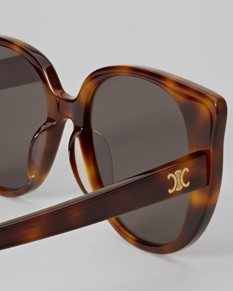 Triomphe Mini 03 sunglasses in Acetate - CLASSIC HAVANA -  - 1 | CELINE