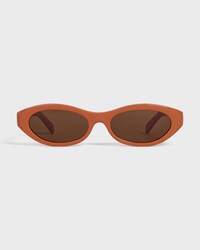 Triomphe Mini 02 sunglasses in Acetate - TERRACOTTA -  - 1 | CELINE