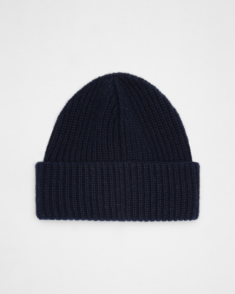 beanie IN wool cashmere - DARK NAVY -  - 1 | CELINE