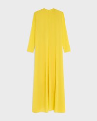 dress IN SILK GEORGETTE - MIMOSA -  - 2 | CELINE